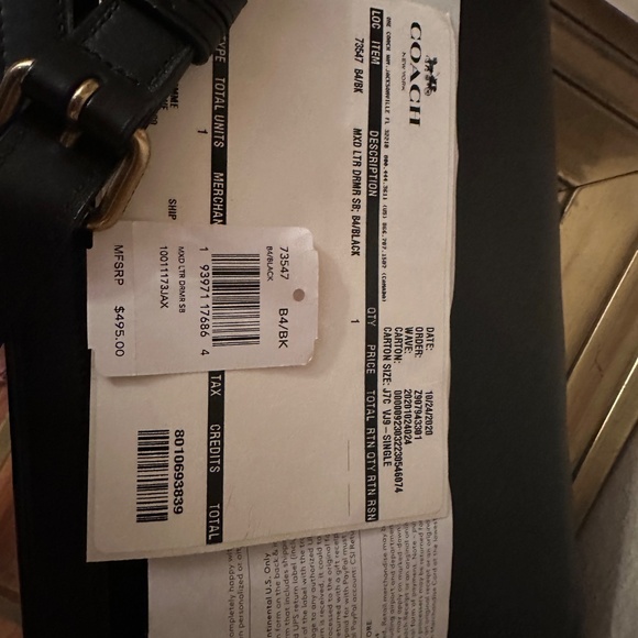 Coach Mixed Leather Dreamer Crossbody Shoulder Bag 73547 Black $495 - Picture 8 of 10